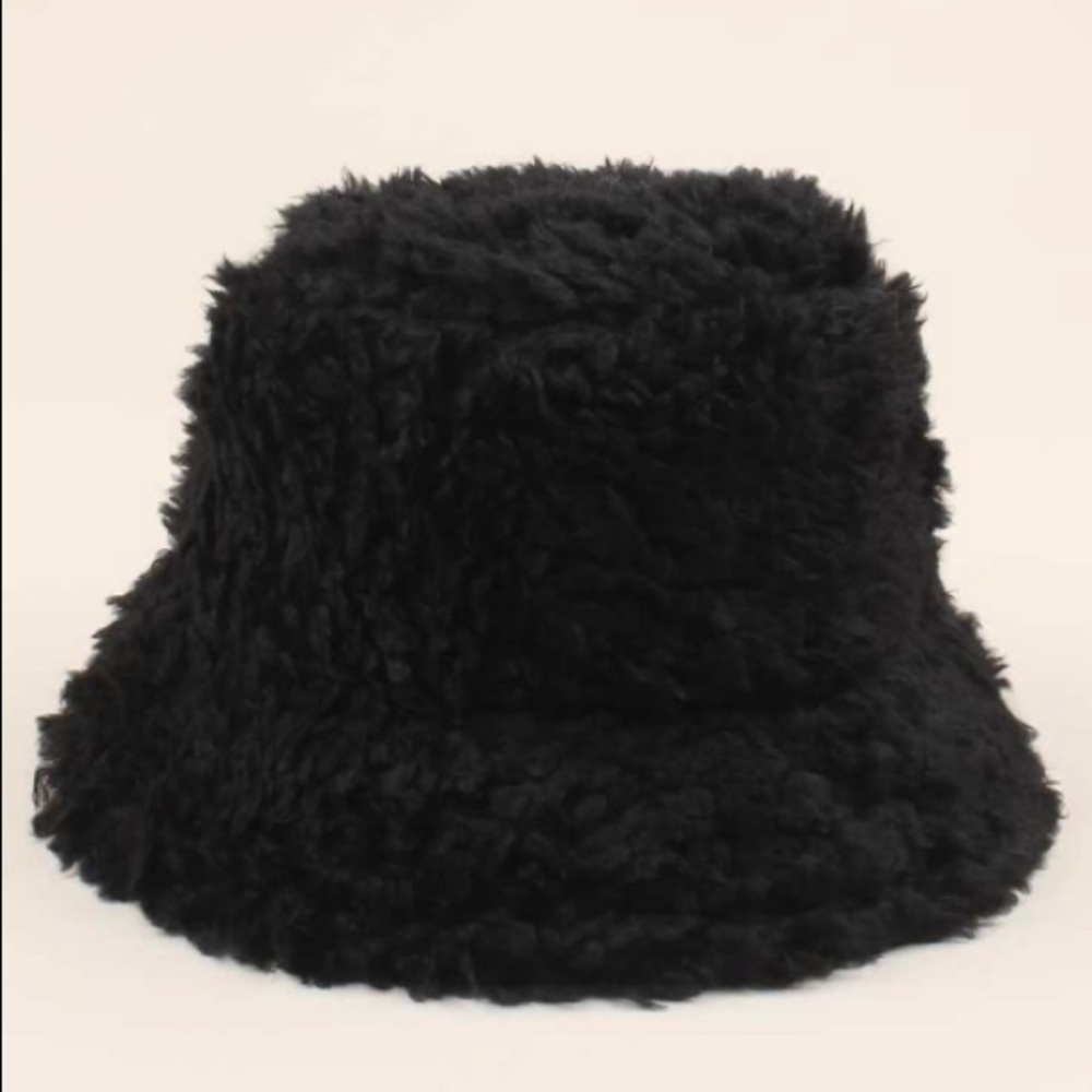 fuzzy bucket hat